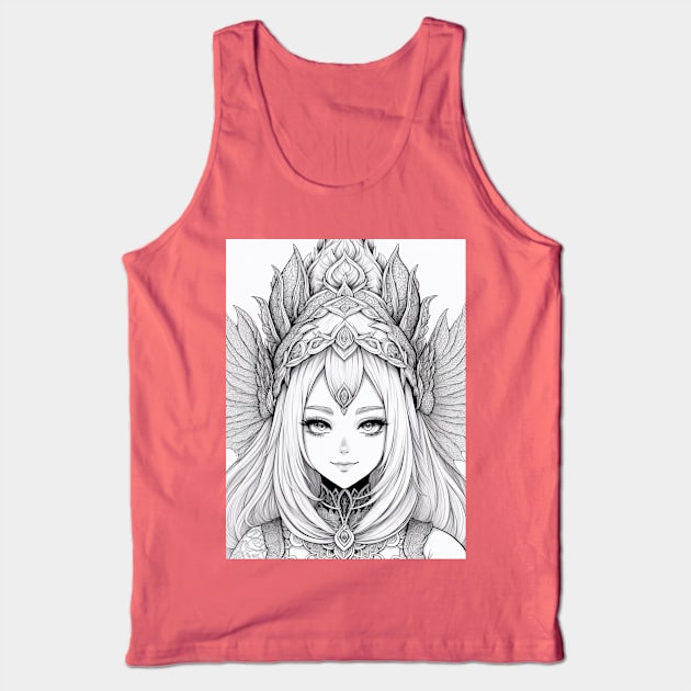 Royal Resplendence Tank Top by PsychePixelsArt